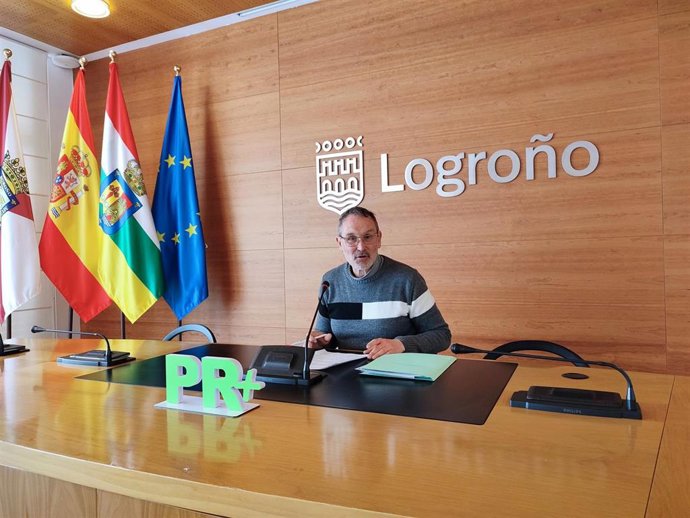 El concejal del Partido Riojano, Rubén Antoñanzas