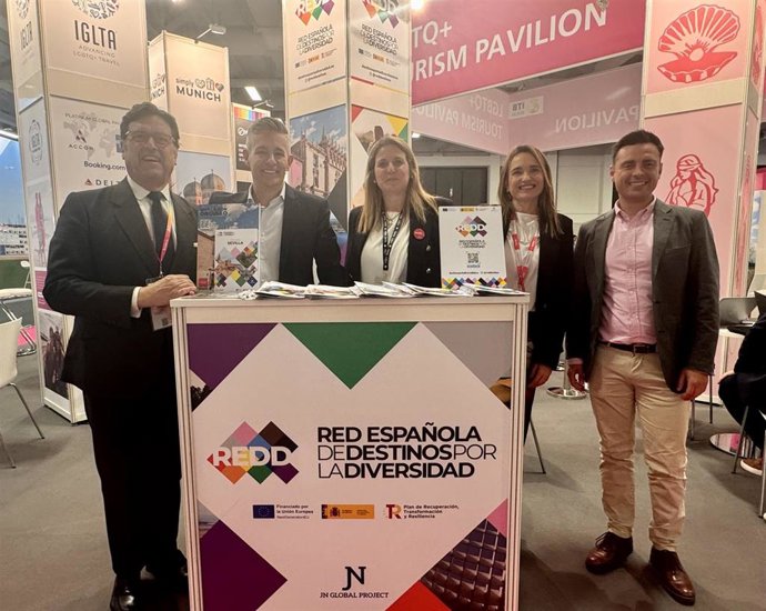 La delegada de Turismo y Cultura, Angie Moreno, en la presentación del 'IGLTA Global Convention 2026'.