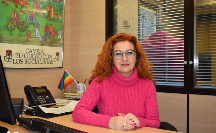 La concejala del PSOE en el Ayuntamiento de Albacete Juani García.