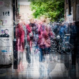 Una de las obras del artista y fotógrafo José Luis Tejedor, que visitará Valencia para inmortalizar Las Fallas