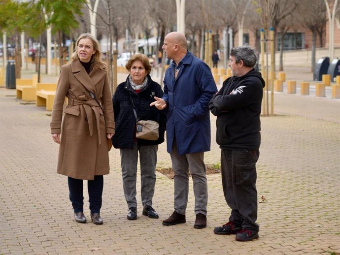 Visita de Vox a la Alameda