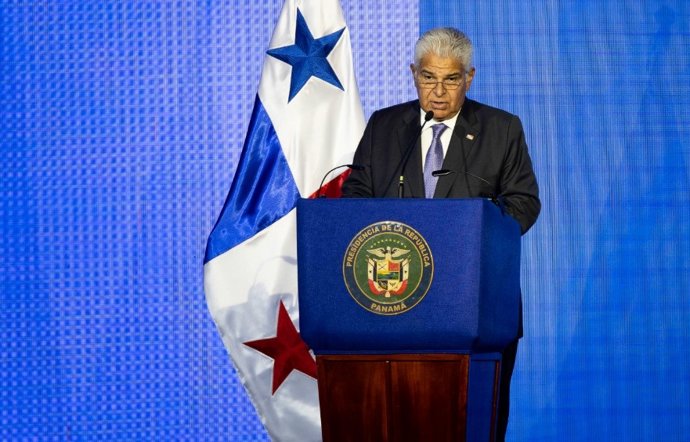 Archivo - Arquivo - O presidente do Panamá, José Raúl Mulino