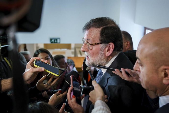 El expresidente del gobierno, Mariano Rajoy, en el Congreso de los Diputados, a 5 de marzo de 2025, en Madrid (España).