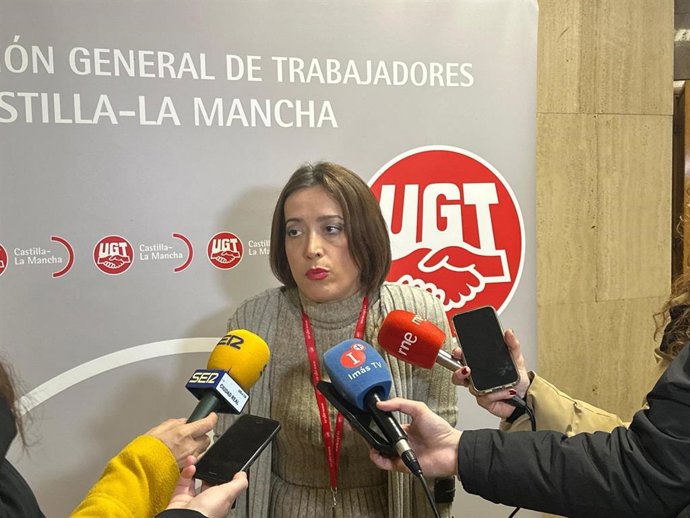 La secretaria general de UGT en la provincia de Ciudad Real, Alfonsi Álvarez.