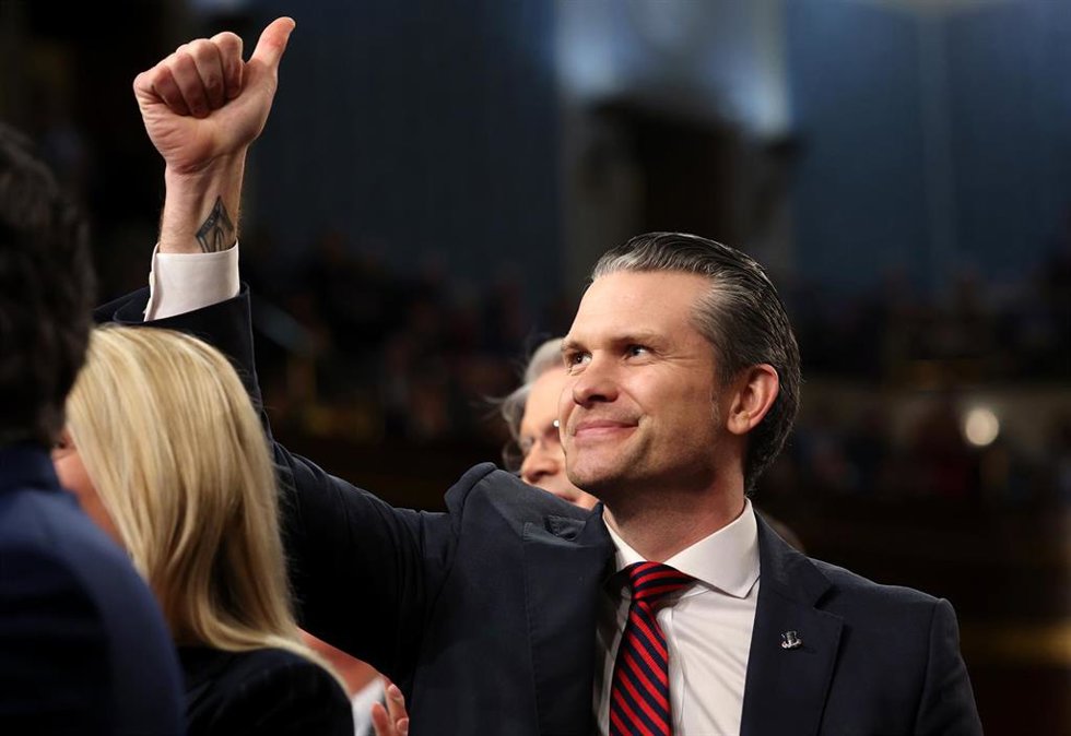 Pete Hegseth, secretario de Defensa de EEUU.