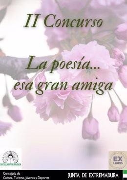 Cartel del Concurso 'La poesía ... Esa gran amiga'