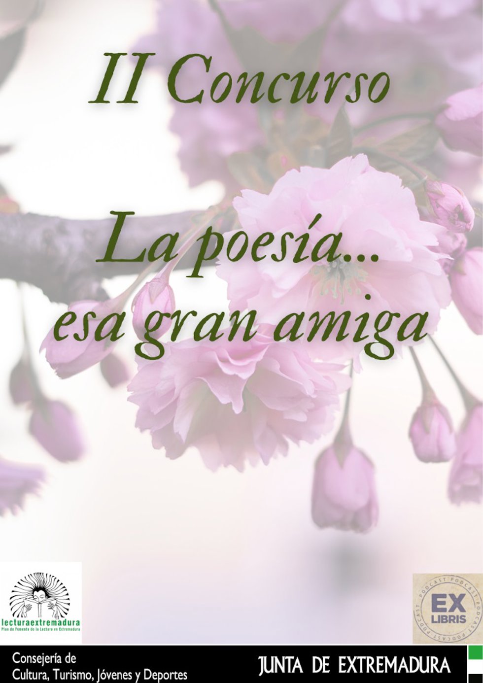 Cartel del Concurso 'La poesía ... Esa gran amiga'