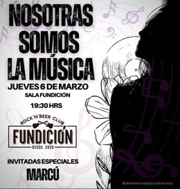 Sala Fundición de Logroño acoge la tercera edición de 'Nosotras Somos la Música' por el Día Internacional de la Mujer