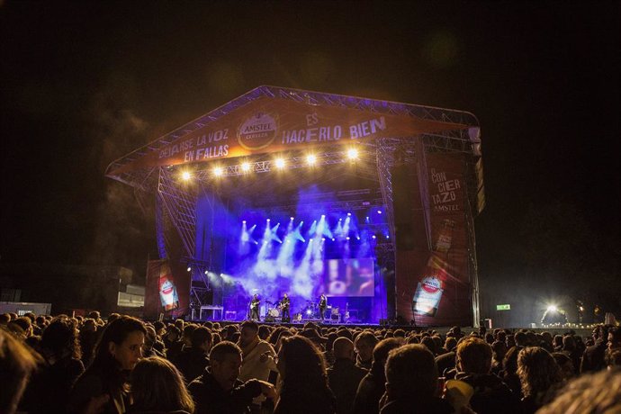 Imagen de archivo de un concierto organizado por Amstel 