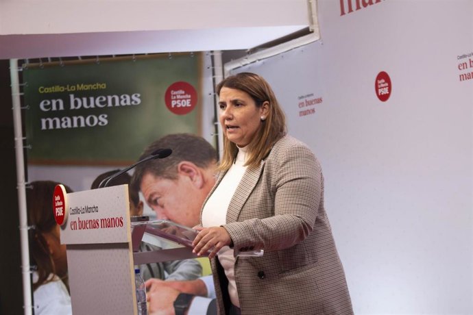 La presidenta de la Ejecutiva provincial del PSOE de Toledo, Tita García Élez.