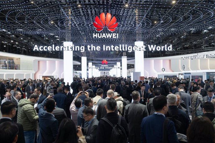 Huawei's booth at MWC Barcelona 2025