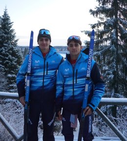 Archivo - Los esquiadores Jaume Pueyo y Bernat Sellés han logrado un histórico decimocuarto puesto en sprint clásico por equipos en el Mundial, el mejor resultado de España en la disciplina.