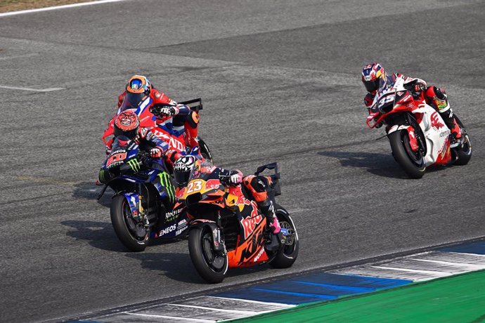 Imagen de una carrera de MotoGP del Mundial de Motociclismo