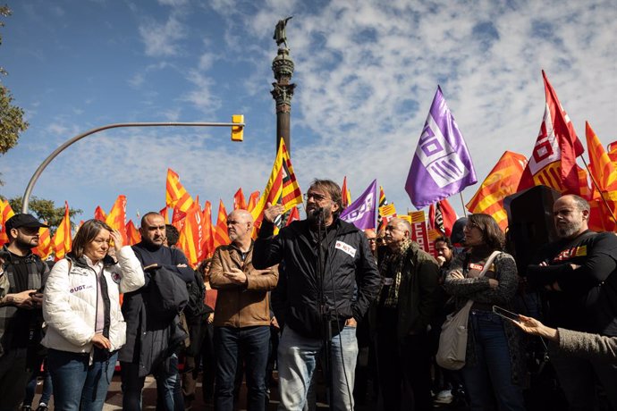 El secretari general de la UGT de Catalunya, Camil Ros