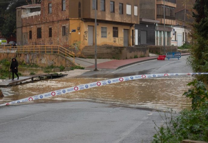 Imagen de la rambla del Garruchal a su paso por la pedanía de Beniaján