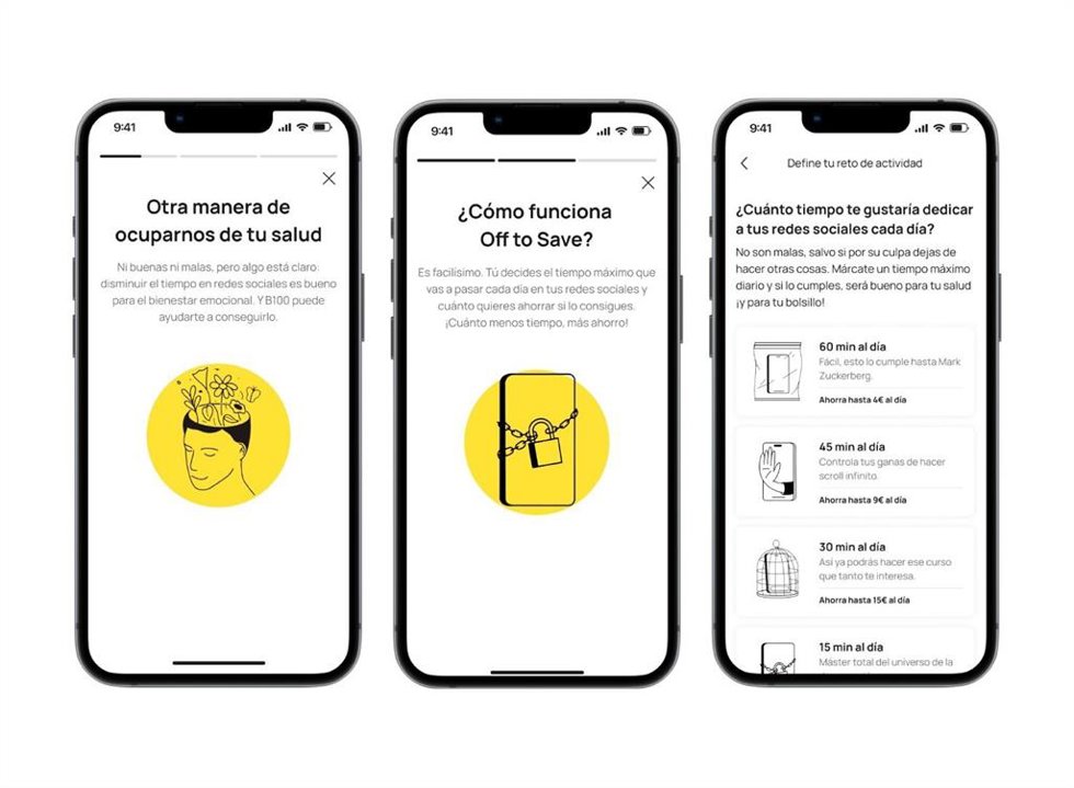 Archivo - B100, el banco digital de Abanca, lanza un método de ahorro automático vinculado al tiempo que el usuario pasa en redes sociales