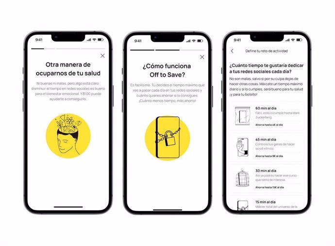 Archivo - B100, el banco digital de Abanca, lanza un método de ahorro automático vinculado al tiempo que el usuario pasa en redes sociales