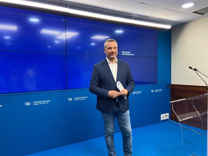 El portavoz del PP en la Asamblea, Joaquín Segado