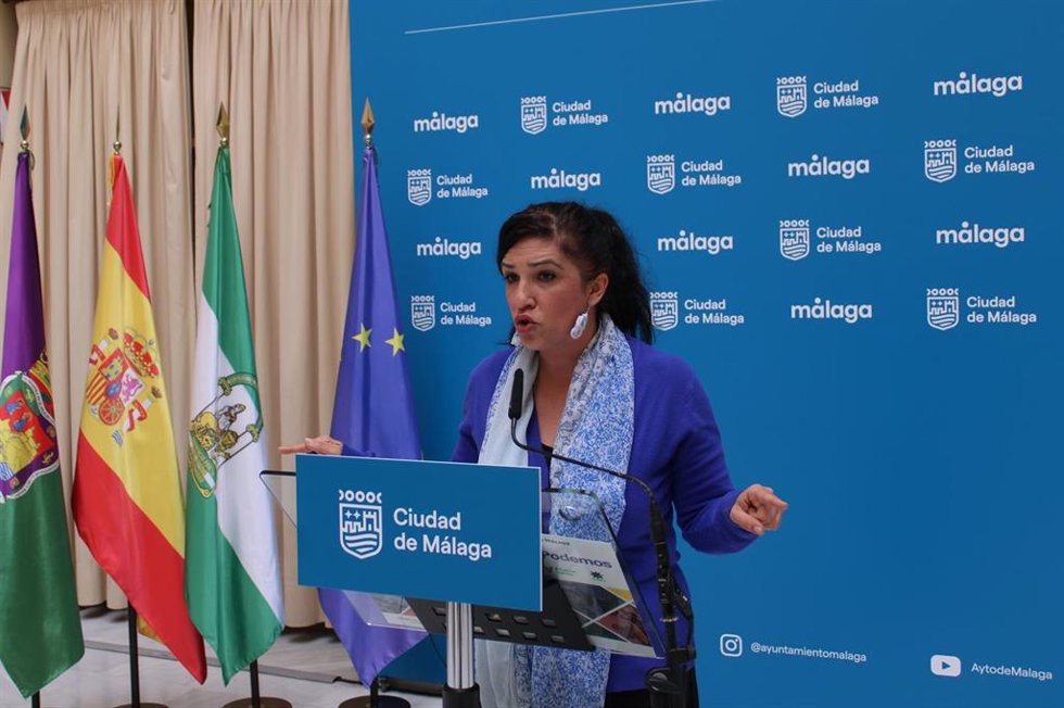 La concejala portavoz adjunta del grupo municipal Con Málaga, Toni Morillas.