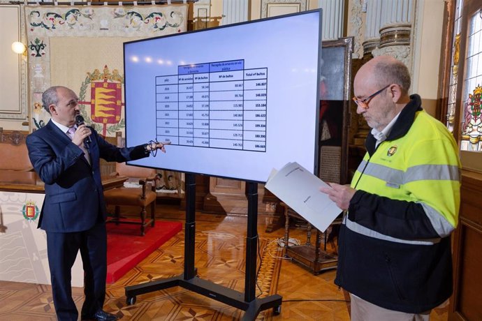 Presentación de los datos de recogida de enseres