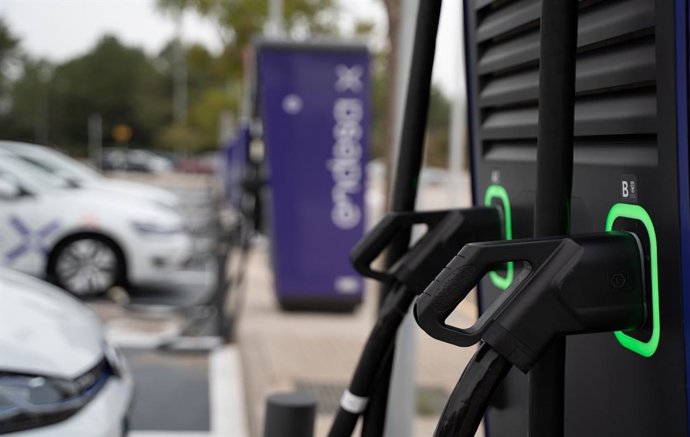 Puntos de recarga de vehículos eléctricos de Endesa.