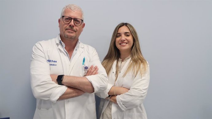 Médicos Vithas Jesús Miguélez e Fátima Palomo.