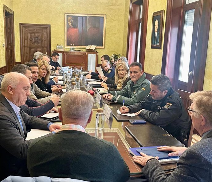 Junta Local de Seguridad celebrada en Huelva este miércoles.