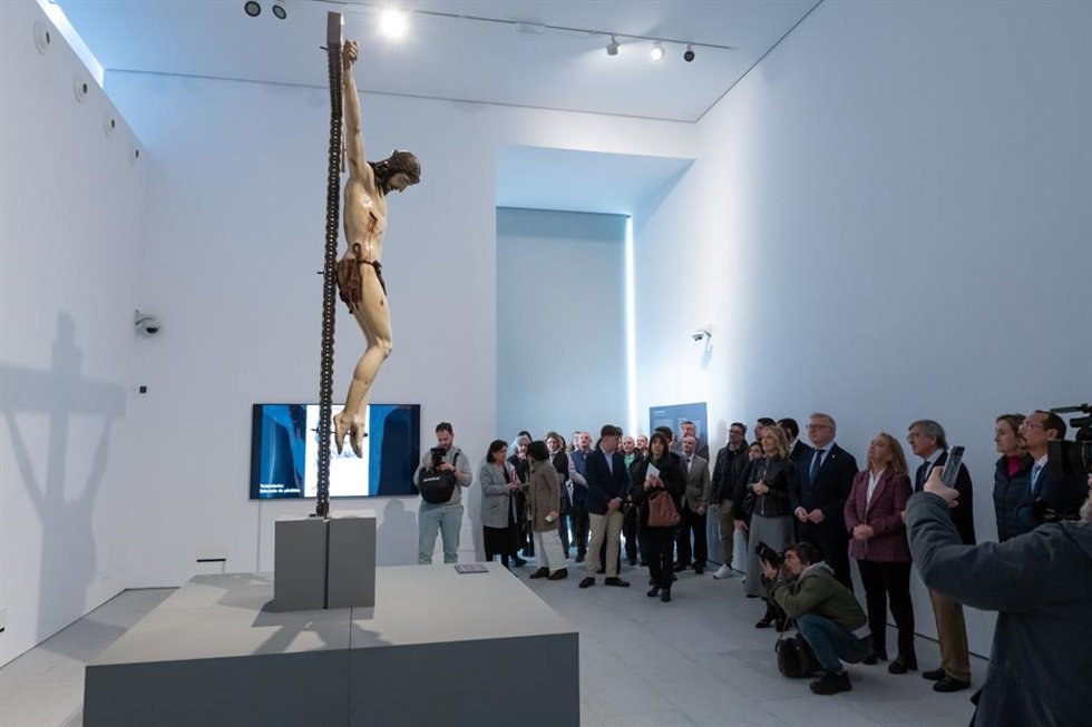 Cristo de la Misericordia, tras su reciente restauración en el Instituto de Patrimonio Histórico de Andalucía