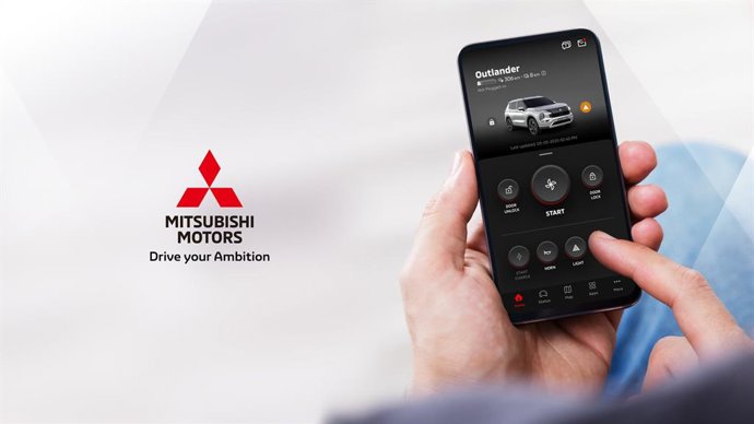 Mitsubishi lanza una nueva app para sus clientes en Europa con información de sus vehículos.