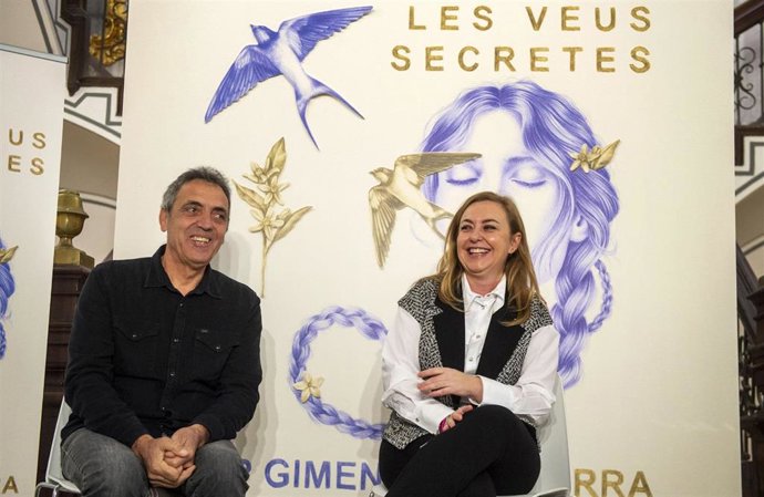 Archivo - La vicepresidenta primera y responsable de Igualdad de la Diputació de València, Natàlia Enguix, y Pep Gimeno 'Botifarra'