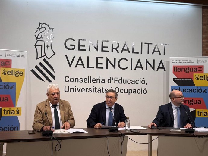 El conseller valencià d'Educació, Cultura, Universitats i Ocupació, José Antonio Rovira