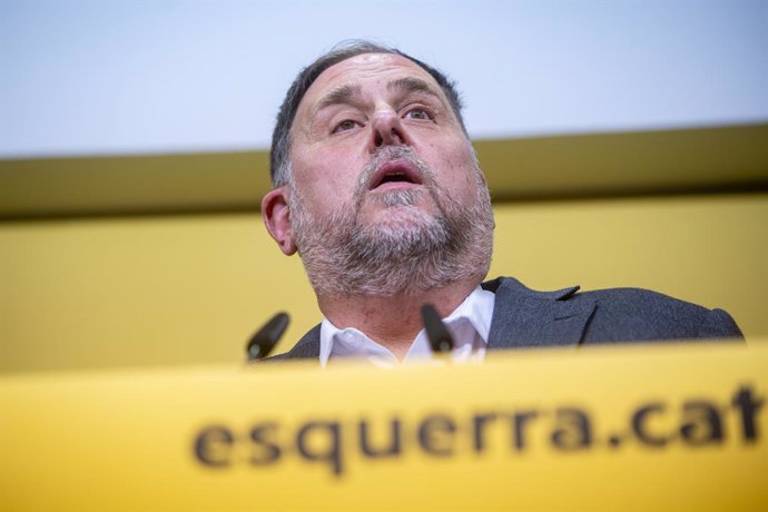 Archivo - El president d'ERC, Oriol Junqueras