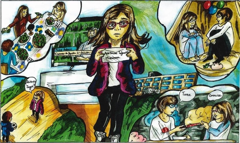 Dibujo de la 12 edición del concurso nacional de Infancia Misionera