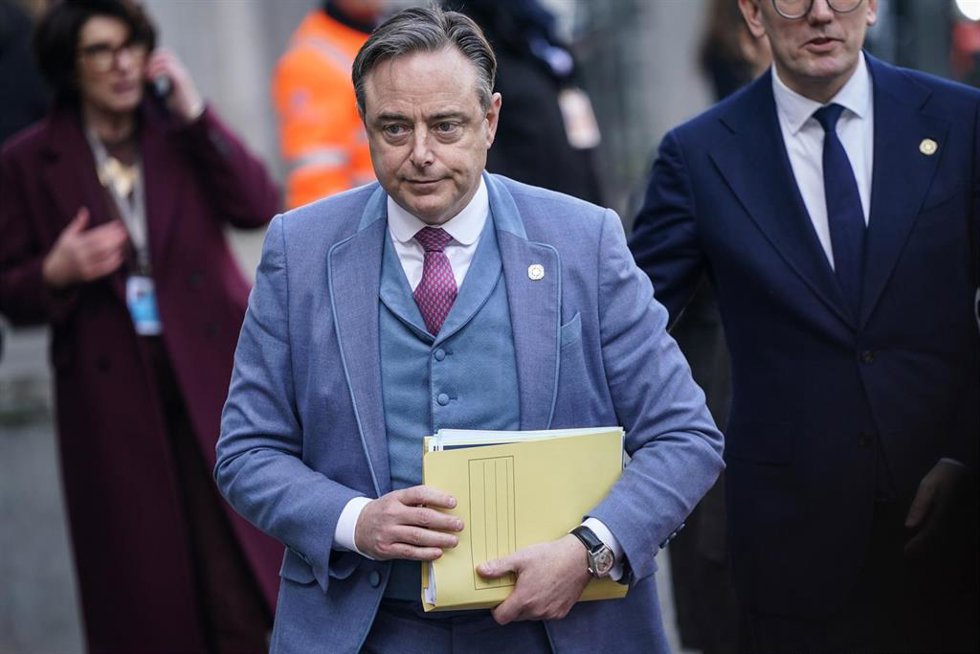 Archivo - El primer ministro belga, Bart De Wever, en la cumbre informal de la UE en Bruselas.