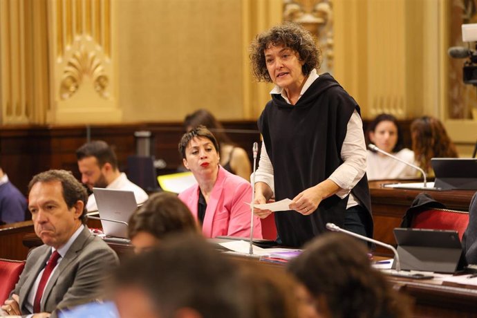 Archivo - La diputada del PSOE Maria Pilar Carbonero.