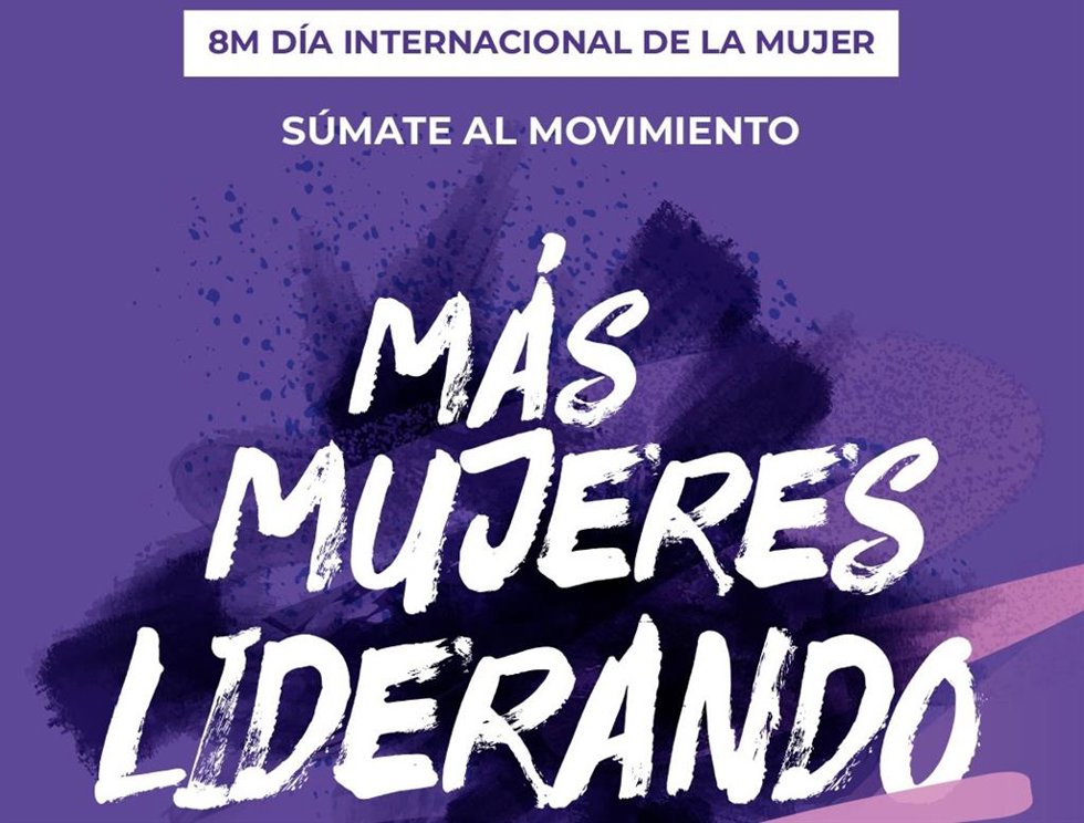 Cartel de la campaña 'Más Mujeres liderando' de Cruz Roja.