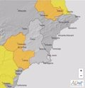 La AEMET amplía el aviso naranja por lluvias en Murcia, en el Noroeste y en el Guadalentín, Lorca y Águilas