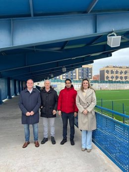 Logroño Deporte renueva la megafonía, el marcador y las redes parabalones del campo de fútbol El Salvador