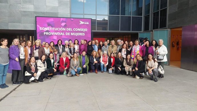 Acto de constitución del Consejo Provincial de Mujeres de Sevilla.