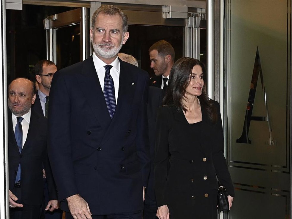 Los Reyes, Don Felipe y Doña Letizia, presiden el XXIII Concierto In Memoriam Víctimas del Terrorismo que se celebra en el Auditorio Nacional de Música, a 6 de marzo de 2025, en Madrid (España) .