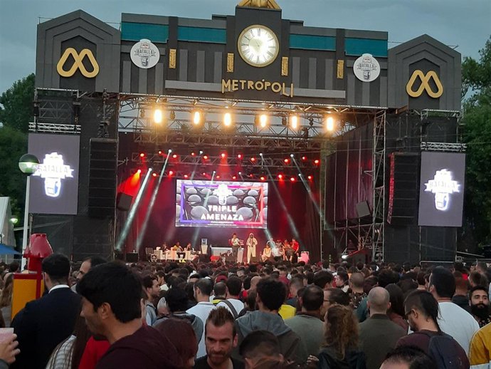 Archivo - Concierto en el festival Metrópoli de Gijón, en 2019
