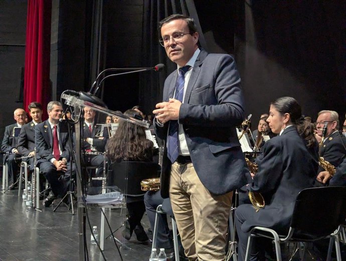 El presidente de la Diputación de Badajoz interviene en la inauguración de la Feria del Toro de Olivenza