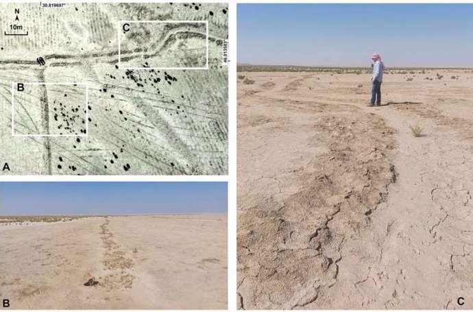 Imagens de antigos canais de irrigação descobertas no sul do Iraque