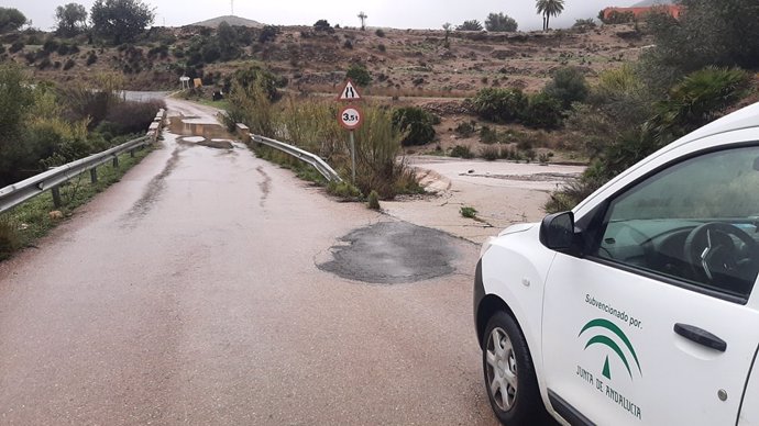 Lluvias en Turre (Almería).