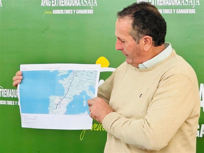 El presidente de APAG Extremadura Asaja, Juan Metidieri