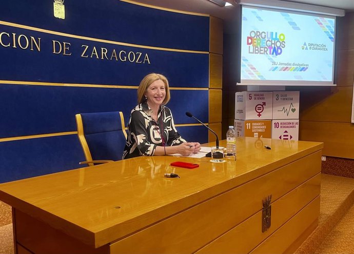 Archivo - La diputada delegada de Igualdad en la DPZ, Manuela Berges.