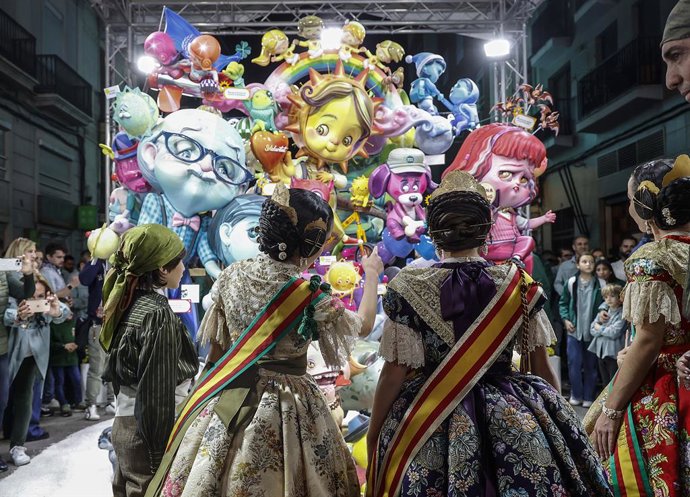 Archivo - Fallas Valencia 2024