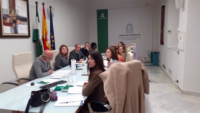 Imagen de la presentación de la Guía de protocolo para el personal de la Administración de Justicia.