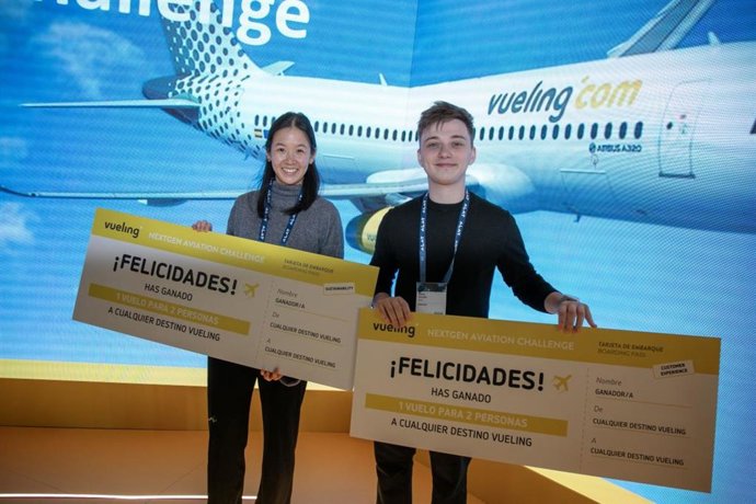 Los ganadores del NextGen Aviation Challenge de Vueling.