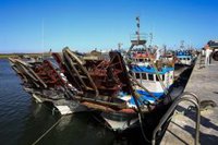 La Junta invertirá 300.000 euros en reparar el muro norte de la explanada del puerto de Punta Umbría (Huelva)